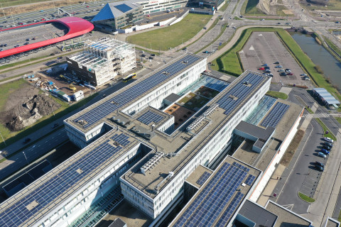 Solarart, project, energieopslag, zonnepanelen, zakelijk, batterij, woerden, bedrijf